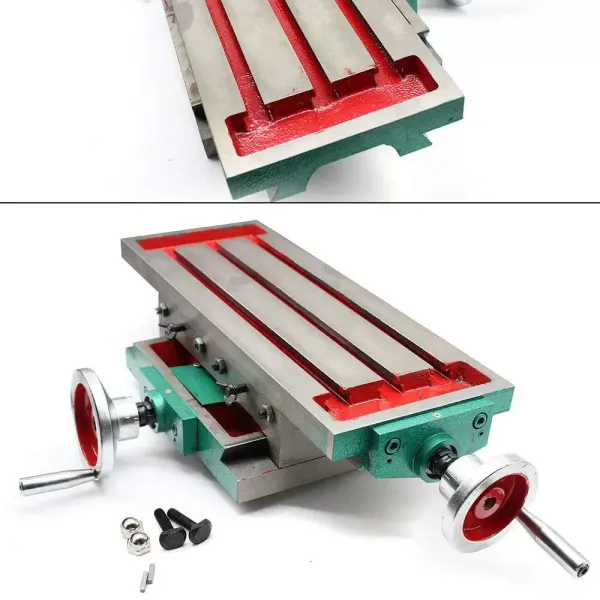 Dwarswerktafel, multifunctionele freestafel, werktafel, freesmachine, gereedschapsmachine (450 x 170 mm)
