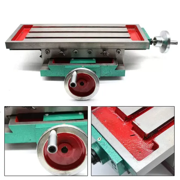 Dwarswerktafel, multifunctionele freestafel, werktafel, freesmachine, gereedschapsmachine (450 x 170 mm)