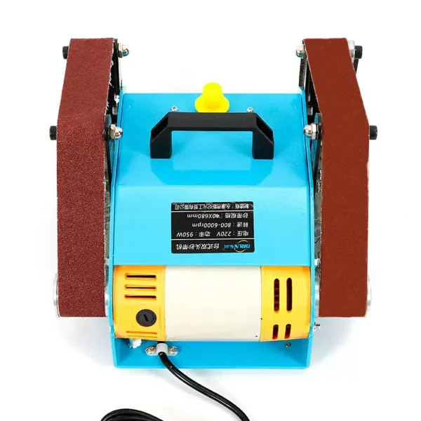 950W bandschuurmachine - dubbele elektrische schuurmachine - dubbele as - voor roestverwijdering en polijsten