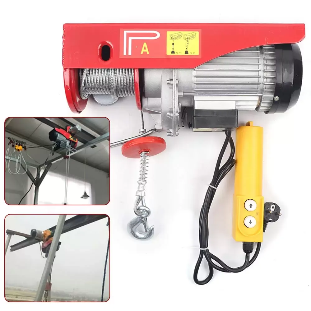 Elektrische kabellier Elektrische liertakel 1450 W elektrische takel voor thuiswerkplaats garagewinkel.