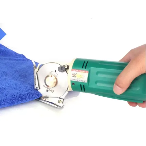 Mini elektrische roterende stoffensnijder Draagbare stoffensnijder voor kleding, schoenen, hoeden