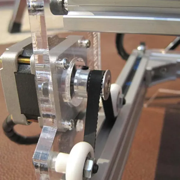 Desktop 12V USB Lasergraveermachine voor Leer Plastic 20x17cm 500mW DIY Printer Logo Markering