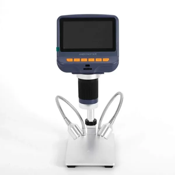 Digitale LCD-microscoop - AD106 HDMI - Digitale microscoop met 8 ingebouwde LED's + 2 LED-lampjes - USB 300