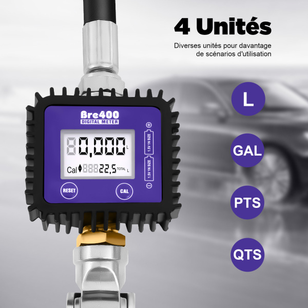 CNCEST elektronisch oliepistool voor dieselbrandstof, kwantitatief digitaal spuitpistool, het elektronische oliemeetpistool met flexibele slang en handtip