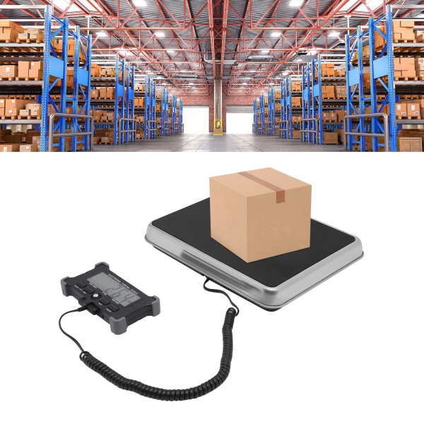 Professionele roestvrijstalen bankweegschaal - 200 kg/200 g - met LCD-display