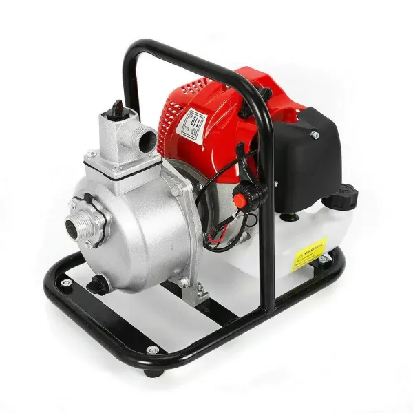 CNCEST 43CC 2-takt benzine waterpomp tuinpomp 1,25 kW 6500 rpm voor irrigatievijveronderhoud