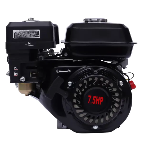 CNCEST Benzinemotor 7 PK 5,1 KW 4-takt benzinemotor Go Kart-motor 1 cilinder Go-Kart-motor