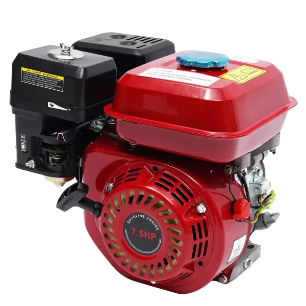 Viertakt benzinemotor, 7,5 pk eencilinder benzinemotor Viertakt industriële benzinemotor