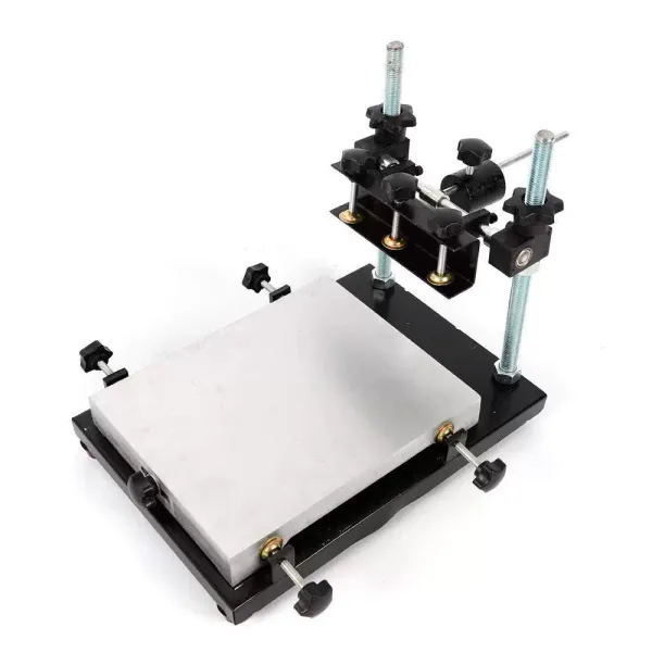 Handmatig verstelbare aluminium plaatafdruktafel van 300 x 240 mm