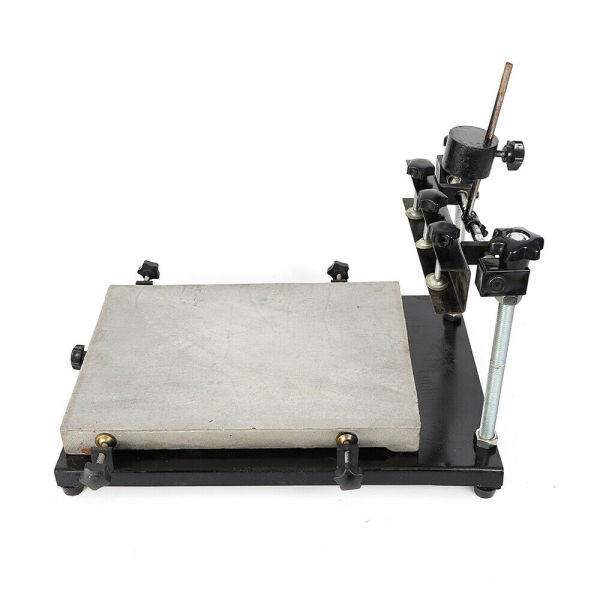 44 x 32 cm handmatige stencildrukmachine, stencilprinterhoogte 0-120 mm