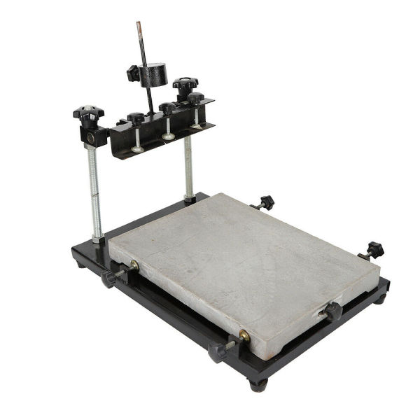 44 x 32 cm handmatige stencildrukmachine, stencilprinterhoogte 0-120 mm