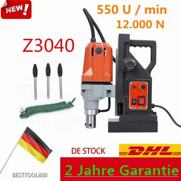 MD40 Magneetboormachine 12-40 mm 1100 W 550 tpm 12.000 N