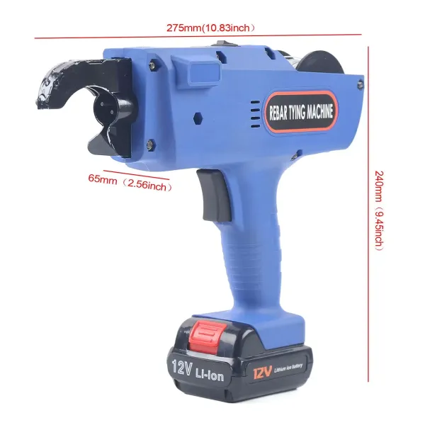 Elektrische bonding wapening, draagbare elektrische bonding tools, civiele bouwankermachine 8-34 mm (blauw)