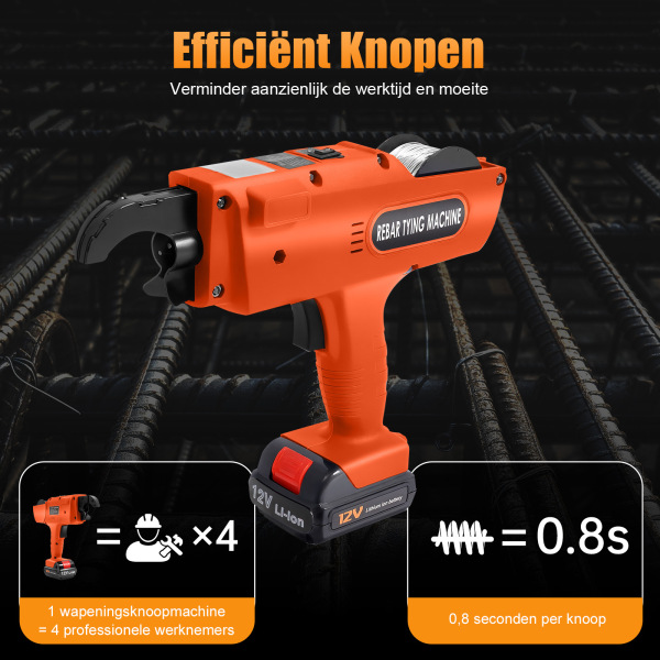 Elektrische bindmachine 8-34 mm Automatische draagbare elektrische bindmachine Legerapparaat Bindgereedschap (oranje) Elektrische bindmachine 8-34 mm Automatische draagbare elektrische bindmachine Legerapparaat Bindgereedschap (oranje)