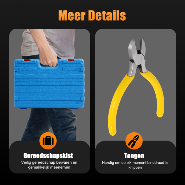 Elektrische bindmachine 8-34 mm Automatische draagbare elektrische bindmachine Legerapparaat Bindgereedschap (oranje) Elektrische bindmachine 8-34 mm Automatische draagbare elektrische bindmachine Legerapparaat Bindgereedschap (oranje)
