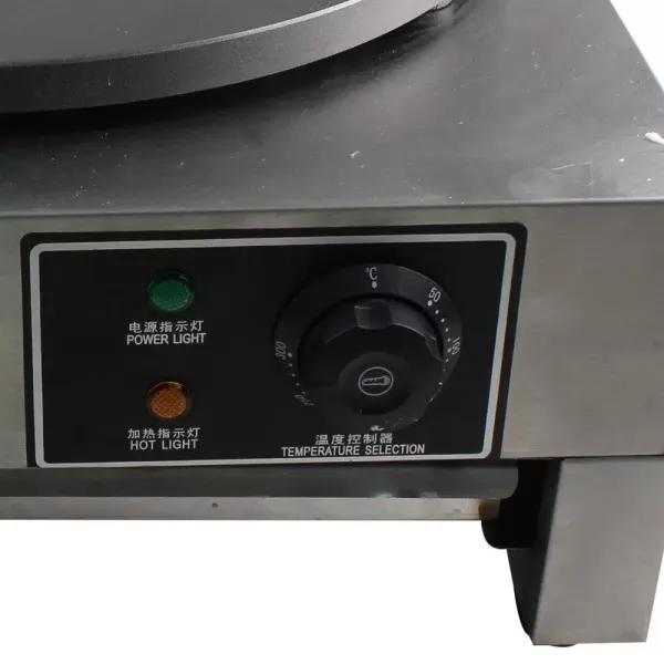 Crêpemachine - 3000 W - Roestvrijstalen antiaanbaklaag - Voor pannenkoeken, pannenkoeken, omeletten, gehemelteham
