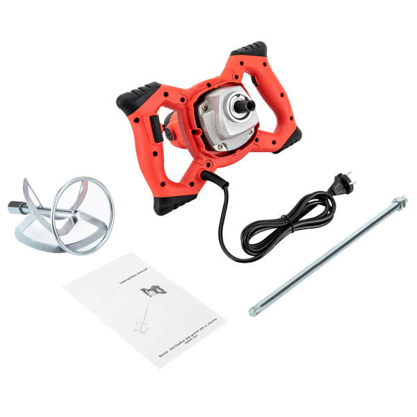 Handmatige elektrische cementmixer 1500W 6 snelheden Cementmixer Elektrische mortelmixer Hoge snelheid Handmatige elektrische cementmixer 1500W 6 snelheden Cementmixer Elektrische mortelmixer Hoge snelheid