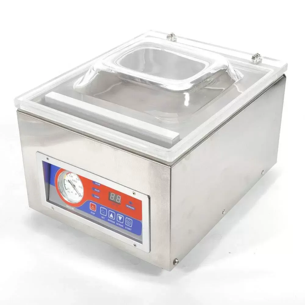 2CFM roestvrijstalen belvacuümmachine - 120W vacuümverpakkingsmachine