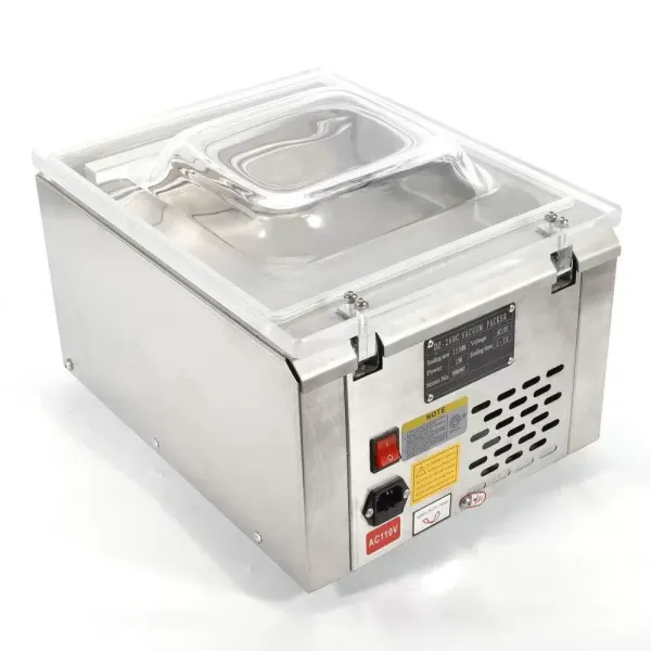2CFM roestvrijstalen belvacuümmachine - 120W vacuümverpakkingsmachine