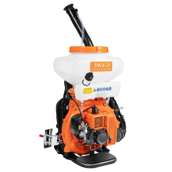 CNCEST Benzinemotorsproeier 3WF-3 Motorsproeier Kunstmestsproeier Zoutstrooier, blazer 2130W 14L
