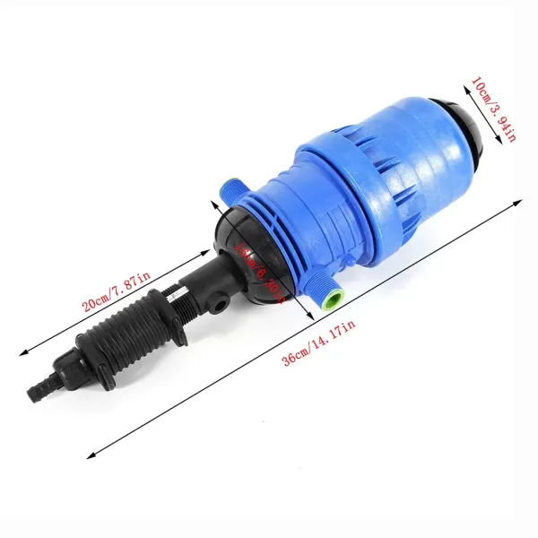 Meststofinjectordispenser 0,4%-4% waterdoseerpomp voor het mengen van chemische meststoffen, 20-2500 l/u Meststofinjectordispenser 0,4%-4% waterdoseerpomp voor het mengen van chemische meststoffen, 20-2500 l/u