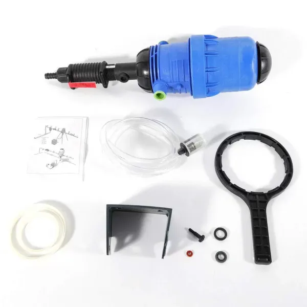 Meststofinjectordispenser 0,4%-4% waterdoseerpomp voor het mengen van chemische meststoffen, 20-2500 l/u Meststofinjectordispenser 0,4%-4% waterdoseerpomp voor het mengen van chemische meststoffen, 20-2500 l/u