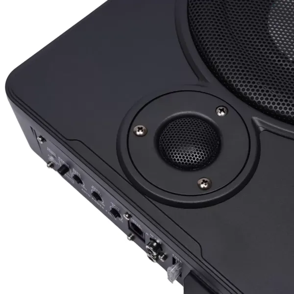 Actieve subwoofer, platte actieve subwoofer van 7 cm onder de stoel, actieve auto-subwoofer