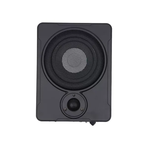 Actieve subwoofer, platte actieve subwoofer van 7 cm onder de stoel, actieve auto-subwoofer
