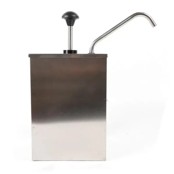 4L roestvrijstalen sausdispenser - voor restaurants en thuiskeukens - 20 x 20 x 28 cm 4L roestvrijstalen sausdispenser - voor restaurants en thuiskeukens - 20 x 20 x 28 cm