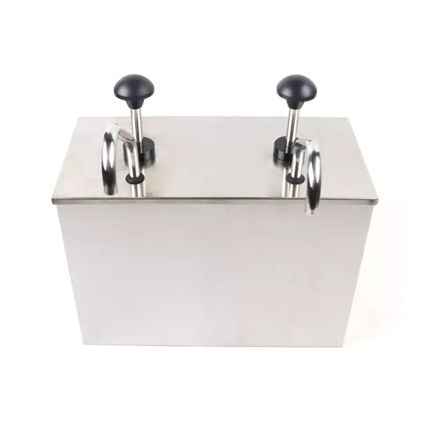 CNCEST roestvrijstalen sausdispenser set van 2 CNCEST roestvrijstalen sausdispenser set van 2