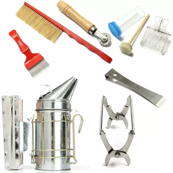 8-delige bijenteeltgereedschapset voor beginners