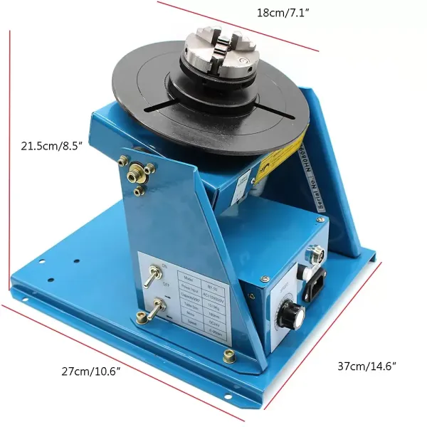 10 kg/5 kg Lastafel 220 V met voetschakelaar 2-10 r/min 10 kg/5 kg Lastafel 220 V met voetschakelaar 2-10 r/min
