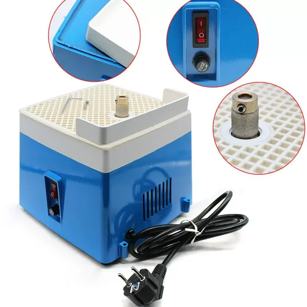 Mini draagbare roestvrijstalen elektrische slijpmachine - diamantglaskunstslijpmachine - glasschuurmachine - schuurgereedschap 220V