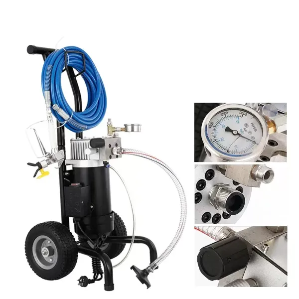1.2HP Airless Verfspuit 900W 1.9L/min Verfspuitpistool Kit Spuitpistool + Slang