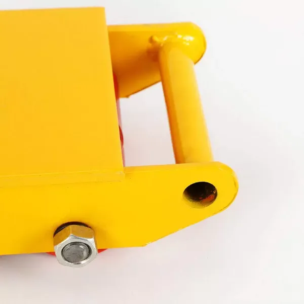 12T Mover Machinery-rollenwagen met 360° draaibare bovenplaat Gepantserd transportchassis 8 rollen