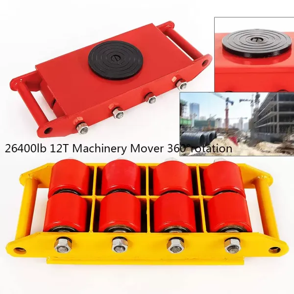 Transportchassis 12T, 26400lbs - Transportwielen - Industriële wielen - Gepantserde wielen - 360° rotatie Transportchassis 12T, 26400lbs - Transportwielen - Industriële wielen - Gepantserde wielen - 360° rotatie