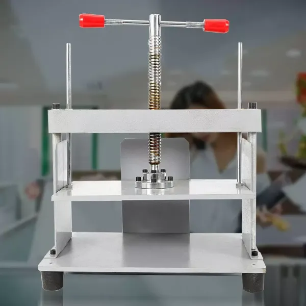 A4 stalen boekbinderspers, handmatige machine, vlak papier, afgeplatte vorm, met balansbalk, 150 mm