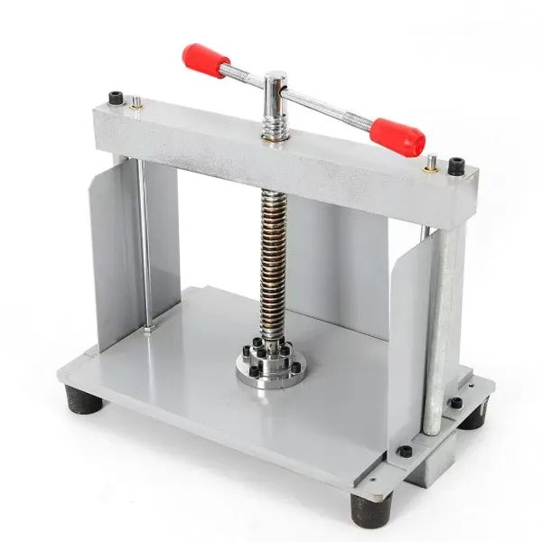 A4 stalen boekbinderspers, handmatige machine, vlak papier, afgeplatte vorm, met balansbalk, 150 mm A4 stalen boekbinderspers, handmatige machine, vlak papier, afgeplatte vorm, met balansbalk, 150 mm