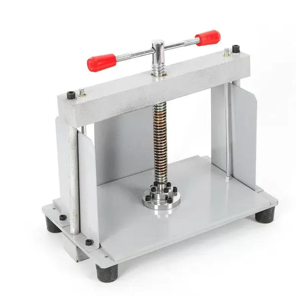A4 stalen boekbinderspers, handmatige machine, vlak papier, afgeplatte vorm, met balansbalk, 150 mm A4 stalen boekbinderspers, handmatige machine, vlak papier, afgeplatte vorm, met balansbalk, 150 mm