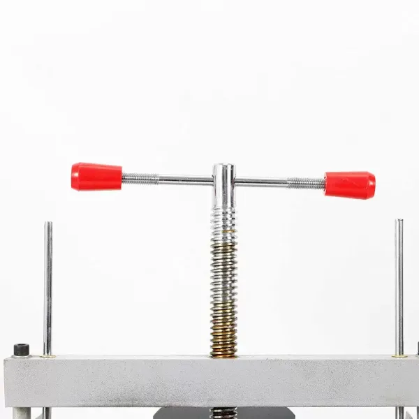 A4 stalen boekbinderspers, handmatige machine, vlak papier, afgeplatte vorm, met balansbalk, 150 mm