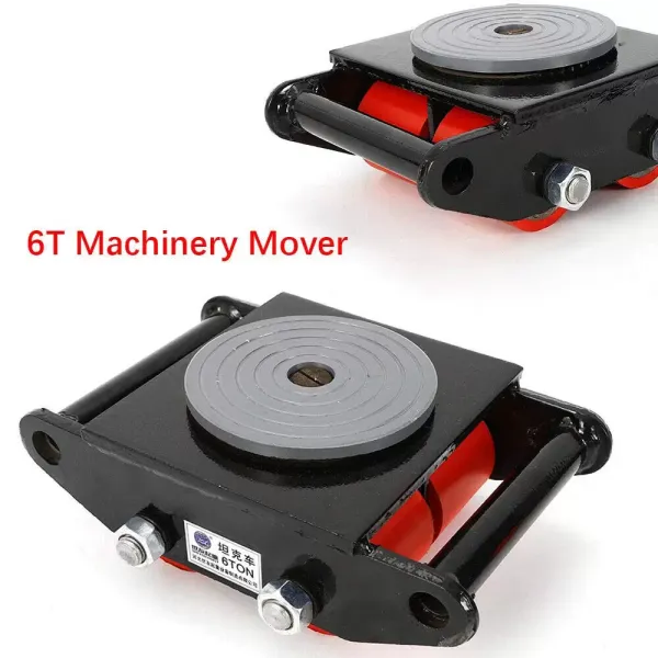 Pro Lift gepantserde wielen - 6 ton - met 360° draaibare luifel - zwart Pro Lift gepantserde wielen - 6 ton - met 360° draaibare luifel - zwart