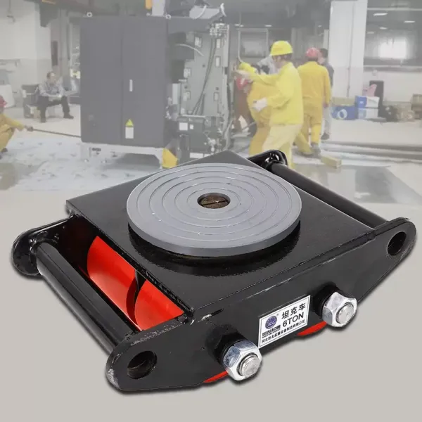 Pro Lift gepantserde wielen - 6 ton - met 360° draaibare luifel - zwart