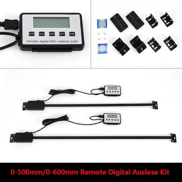 0-600 mm digitale LCD-displaykit voor draaibanken en freesmachines, houtbewerking 0-600 mm digitale LCD-displaykit voor draaibanken en freesmachines, houtbewerking