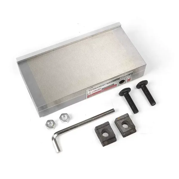 Zeer nauwkeurige magnetische klemplaat 125 x 250 mm voor schuurmachines
