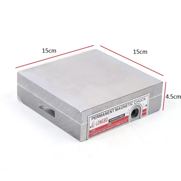 Magnetische klemplaat 150 x 150 mm - Permanente magnetische klemplaat - voor schuurmachines, tafelboormachines Magnetische klemplaat 150 x 150 mm - Permanente magnetische klemplaat - voor schuurmachines, tafelboormachines