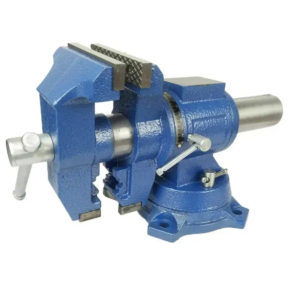 5 inch bankschroef, 360° draaibaar Werkbank met aambeeld Klembekken 125 mm tafelbankschroef