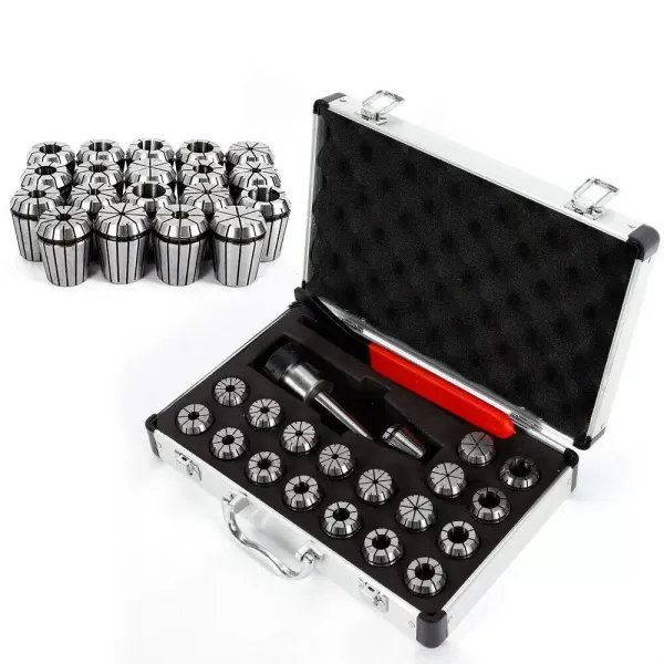 ER32 Spantang met MTB2 ER32 M10, 21 stks ER32 Chuck 2mm tot 20mm voor CNC Graveermachine of Frees