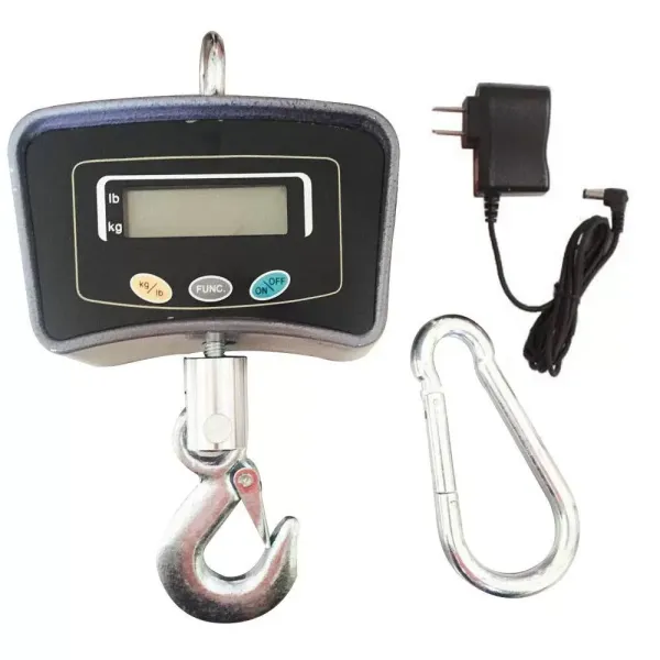 Elektronische weegschaal van 500 kg met LCD-display 1100LB - Digitale ophanghaak Elektronische weegschaal van 500 kg met LCD-display 1100LB - Digitale ophanghaak