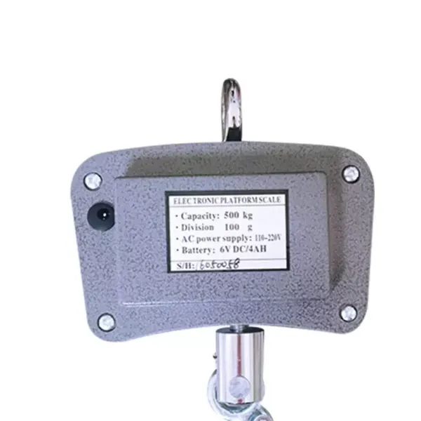 Elektronische weegschaal van 500 kg met LCD-display 1100LB - Digitale ophanghaak