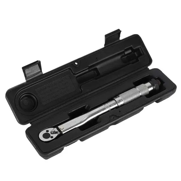 1/4" momentsleutel, gekalibreerde aandrijving, 5-25 Nm, professioneel koppel, verstelbare ratel, autoreparatie, met koffer
